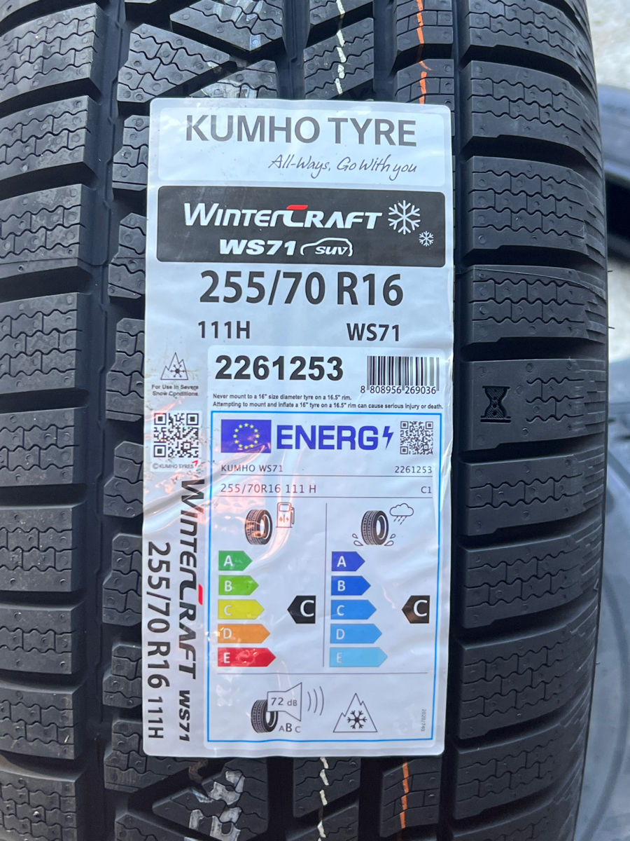 255/70 R16 Kumho Wintercraft WS71/ Доставка, livrare toata Moldova foto 1