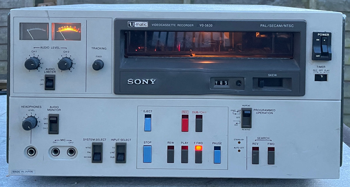 Sony U-matic VO-5850P/VP-5030/VO-5630/UVW- 1600P foto 6