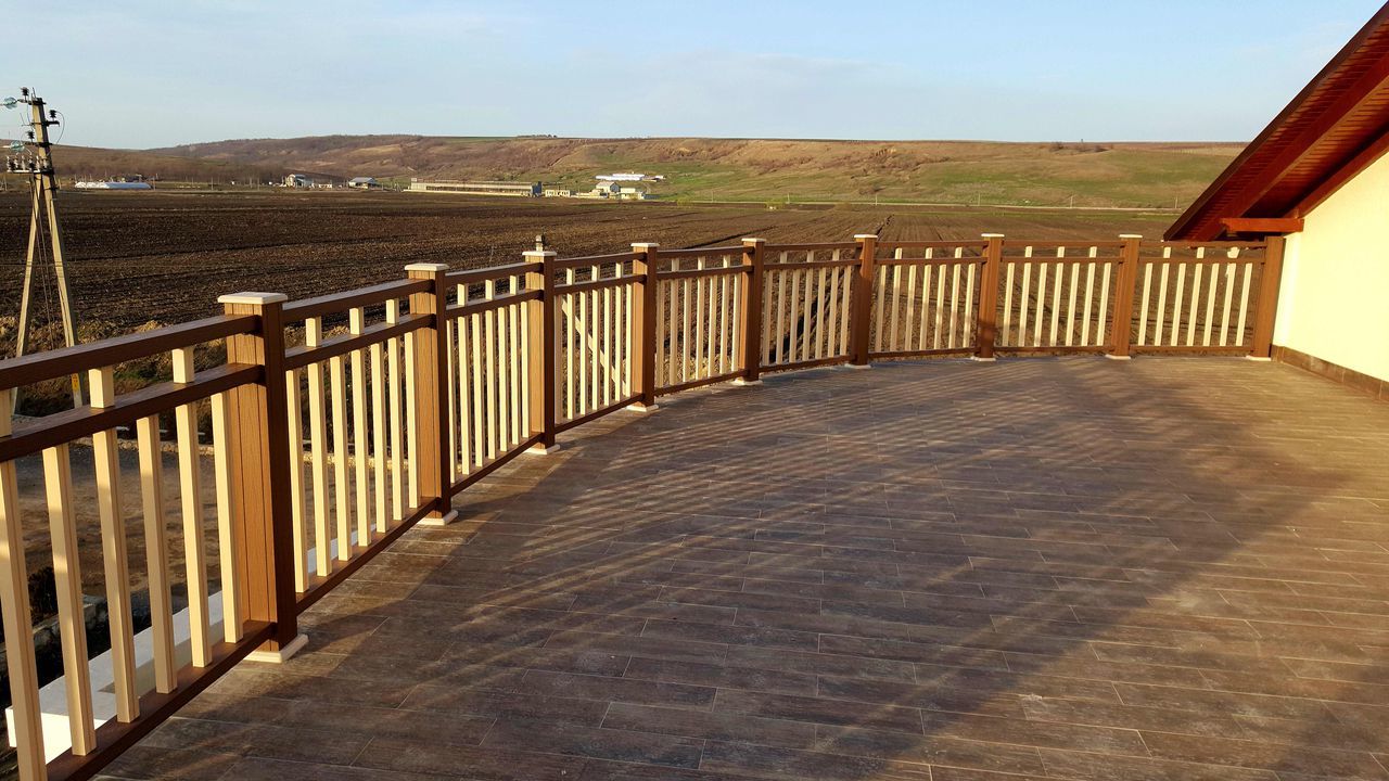 Balustrade,terase,gard din profile WPC lemn plastifiat decking (террасная доска)древесно-полимерный foto 9