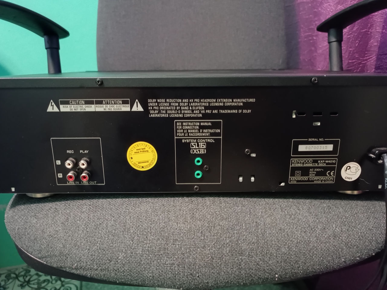 Кассетная Дека Kenwood  kxf-w4010 foto 3