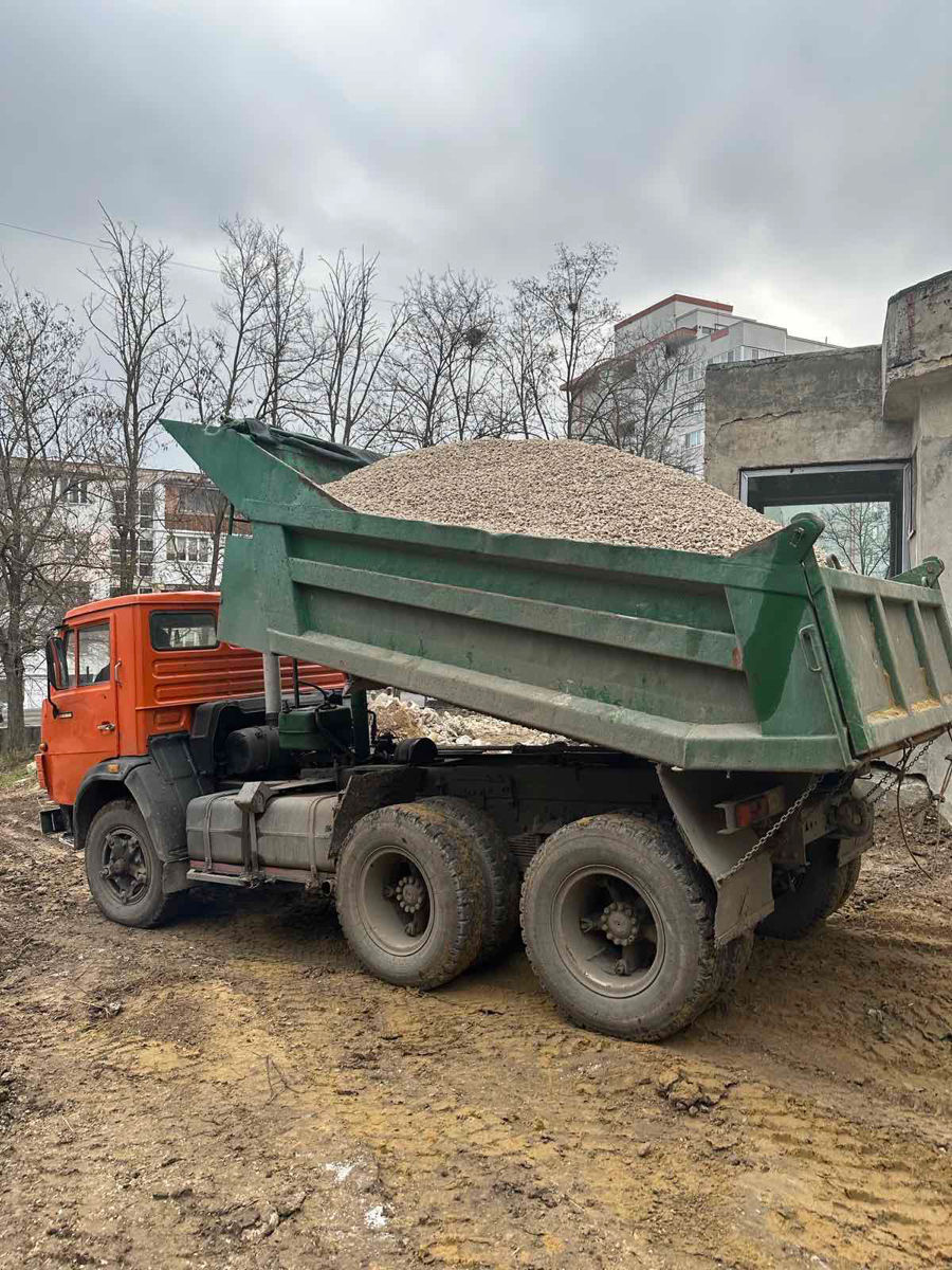 Servicii transport Camaz/curatarea terenurilor/servicii bobcat,Buldoexcavator,,вывоз мусора foto 9