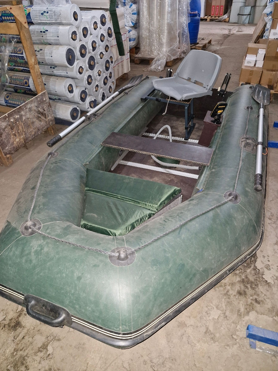 Лодка пвх Колибри км330д. Мотор Tohatsu 6hp 4такта фото 5