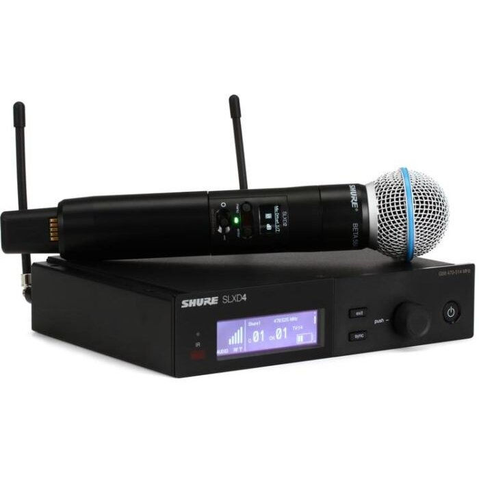 Sistem Wireless cu Microfon de mana Shure SLXD24E/B58 foto 0