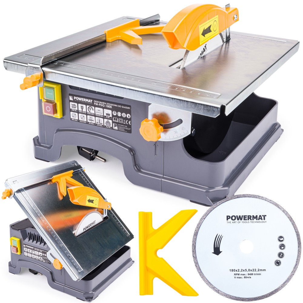 Электрический Плиткорез Powermat Pm-Pdg-1800 - le - Livrare foto 1