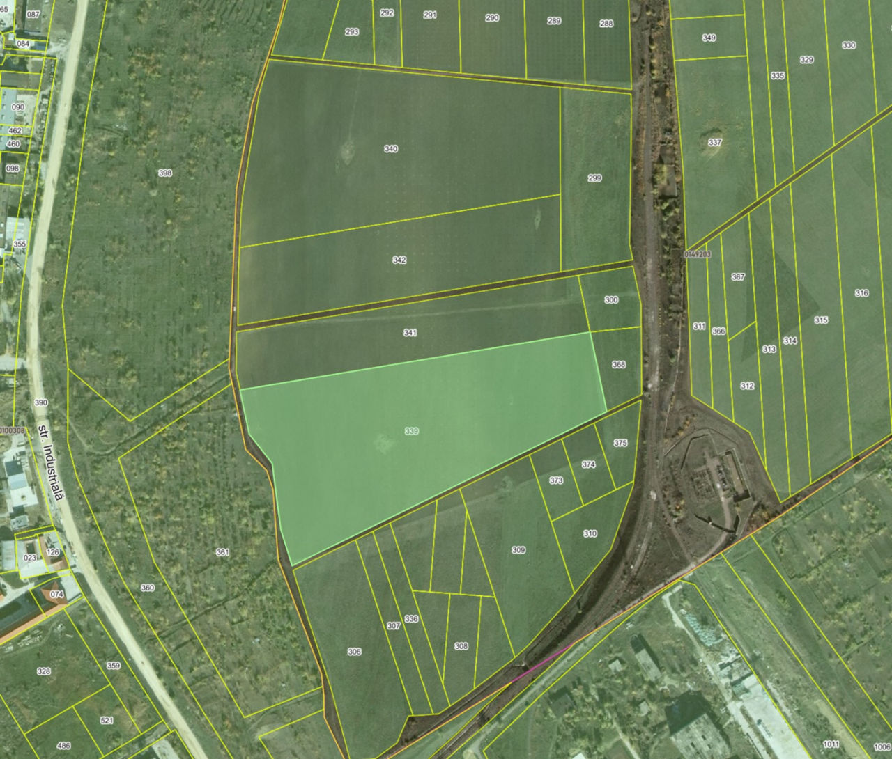 Teren pentru construcții industriale