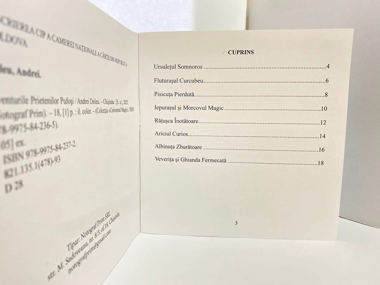 Carte pentru copii – “Aventurile prietenilor pufoși” foto 2