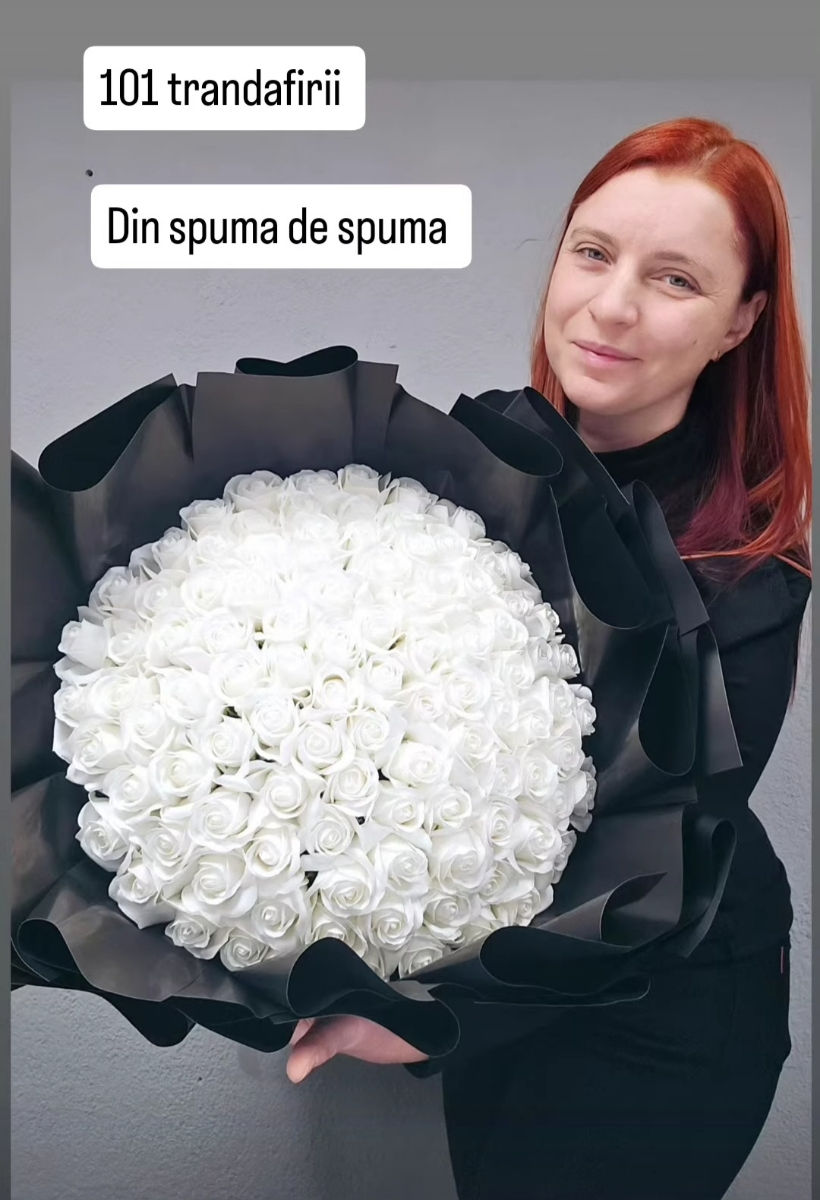 Buchet 101 trandafiri  foto 2