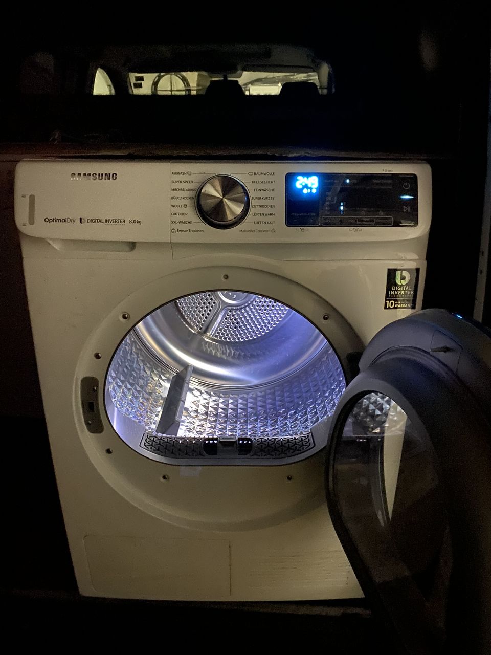 Samsung Optimal Dry -сушка на 8 кг из Германии