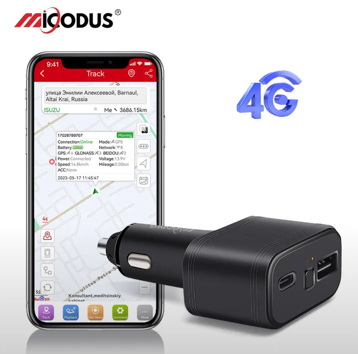 GPS Traker Micodus ML808G,ML500, ML150, MV77G, MV740, OBDMV66 foto 7