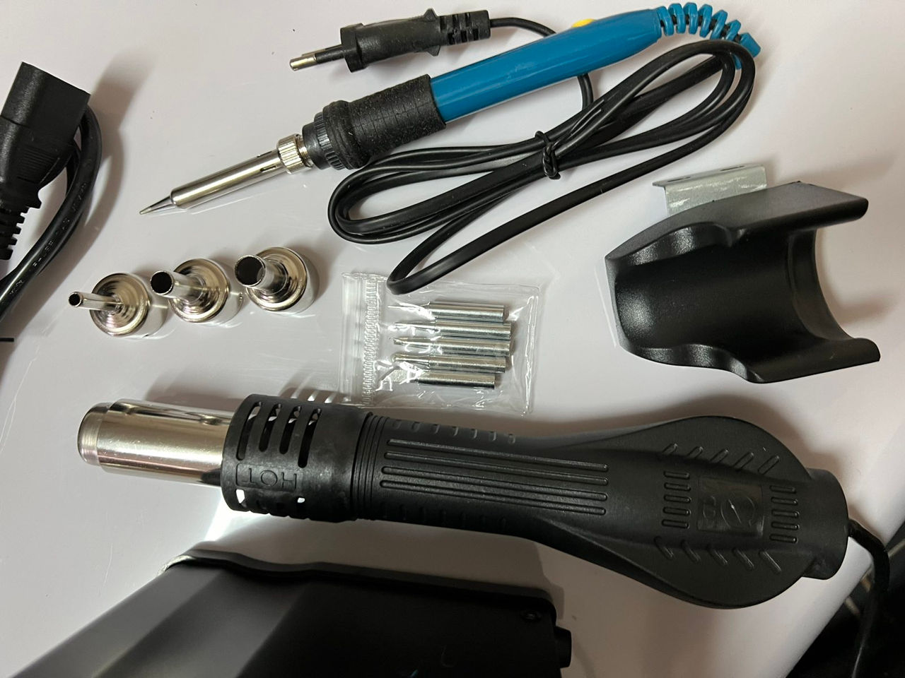 Паяльная станция 2 в 1  паяльник фен термофен JCD-8898 Statie de lipit thermophen фото 9