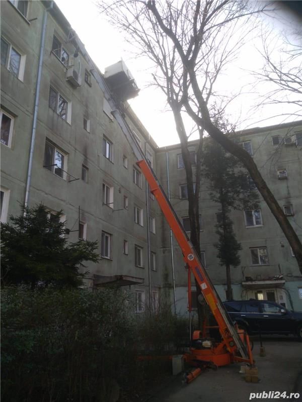 Lift mobil, auto lift de ridicare a materialelor de constructii foto 6