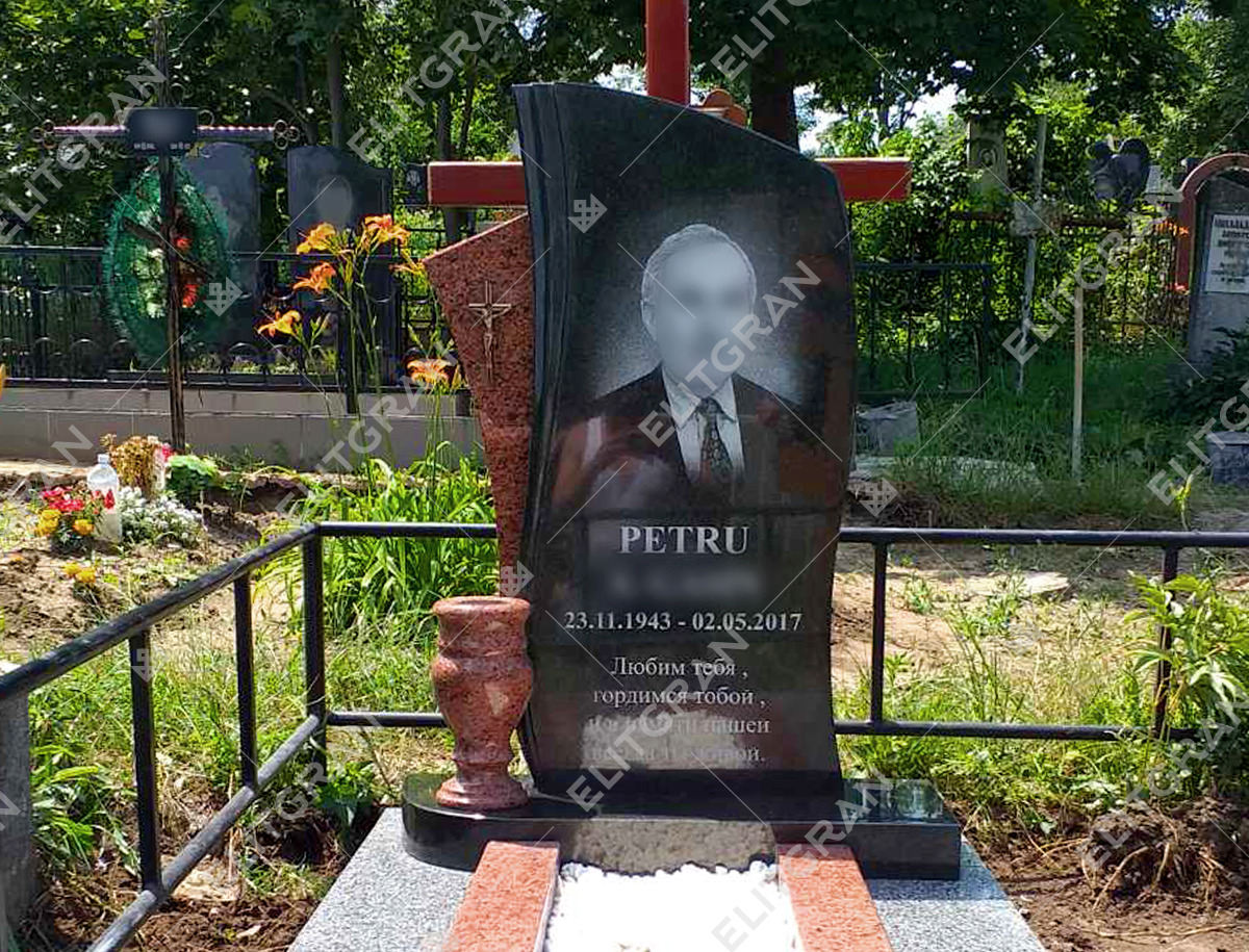Catalog monumente funerare din granit Chisinau Moldova preturi,diferite modele,foto, cruci, Elitgran foto 1