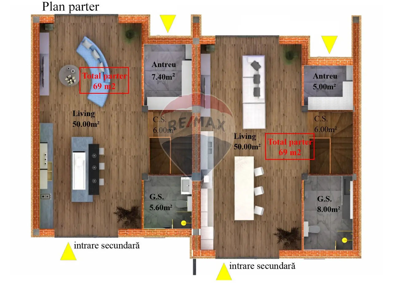 Duplex în Chișinău, 210m2 în orășelul Codru pe str. Schinoasa Deal. foto 9