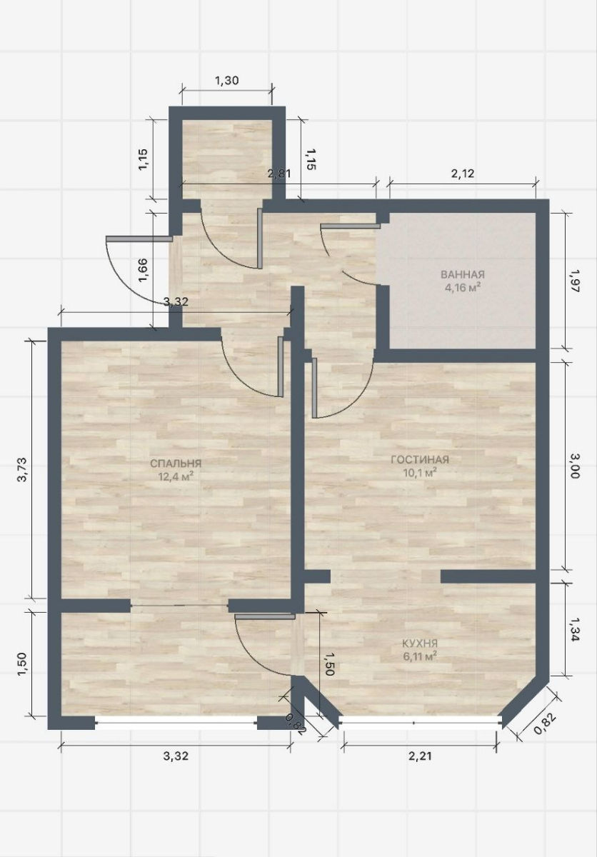 Apartament cu 1 cameră, 45 m², Botanica, Chișinău