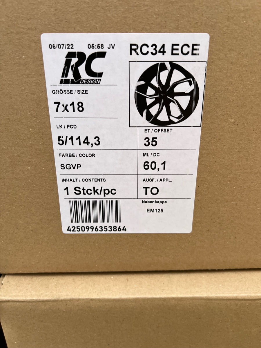 5x114.3 R18 Brock Rc34 для Toyota foto 5