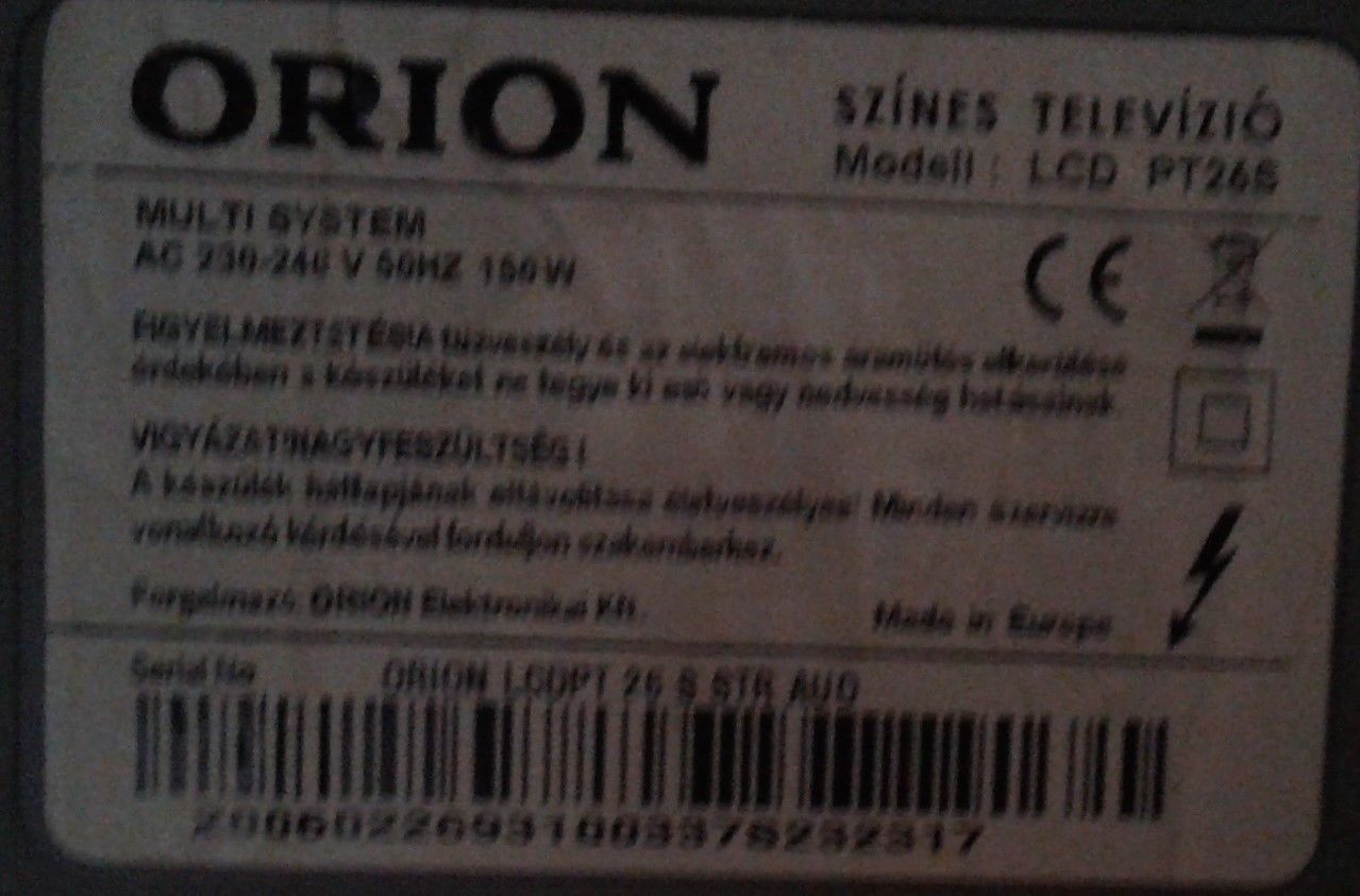 Orion 26" LCD.