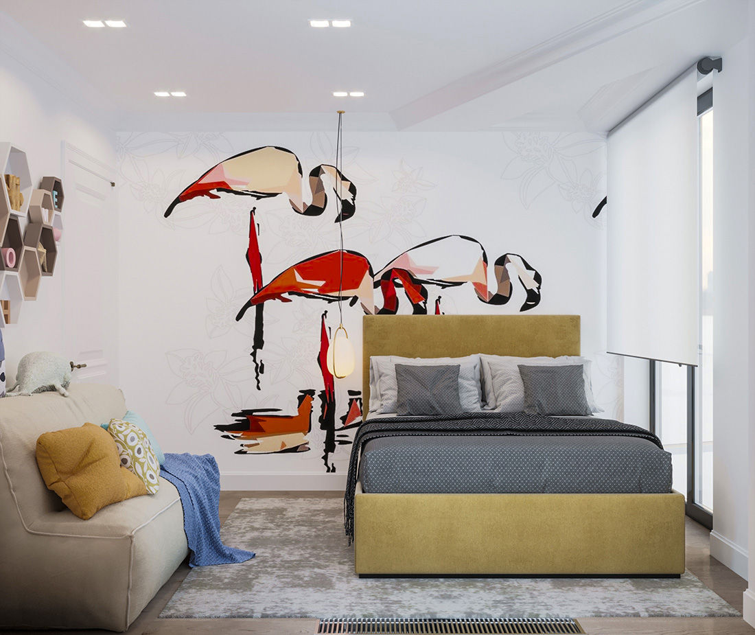 Design interior/ stil modern/ 107m2/ proiecte/ dormitoare/ decor/ arhitectură/ apartament foto 6