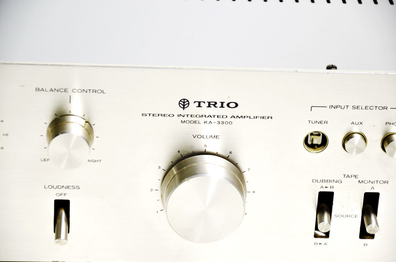 Trio 3300 (Kenwood) Vintage Hi Fi Amplifier - Усилитель с фонокорректором из личной коллекции фото 1