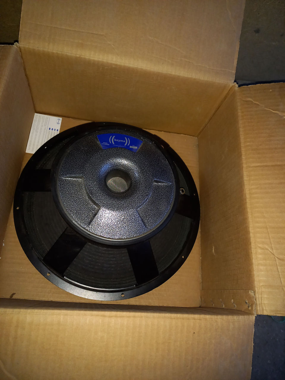 Vind 2 difuzoare bass Beyma 15.K- 200 foto 1