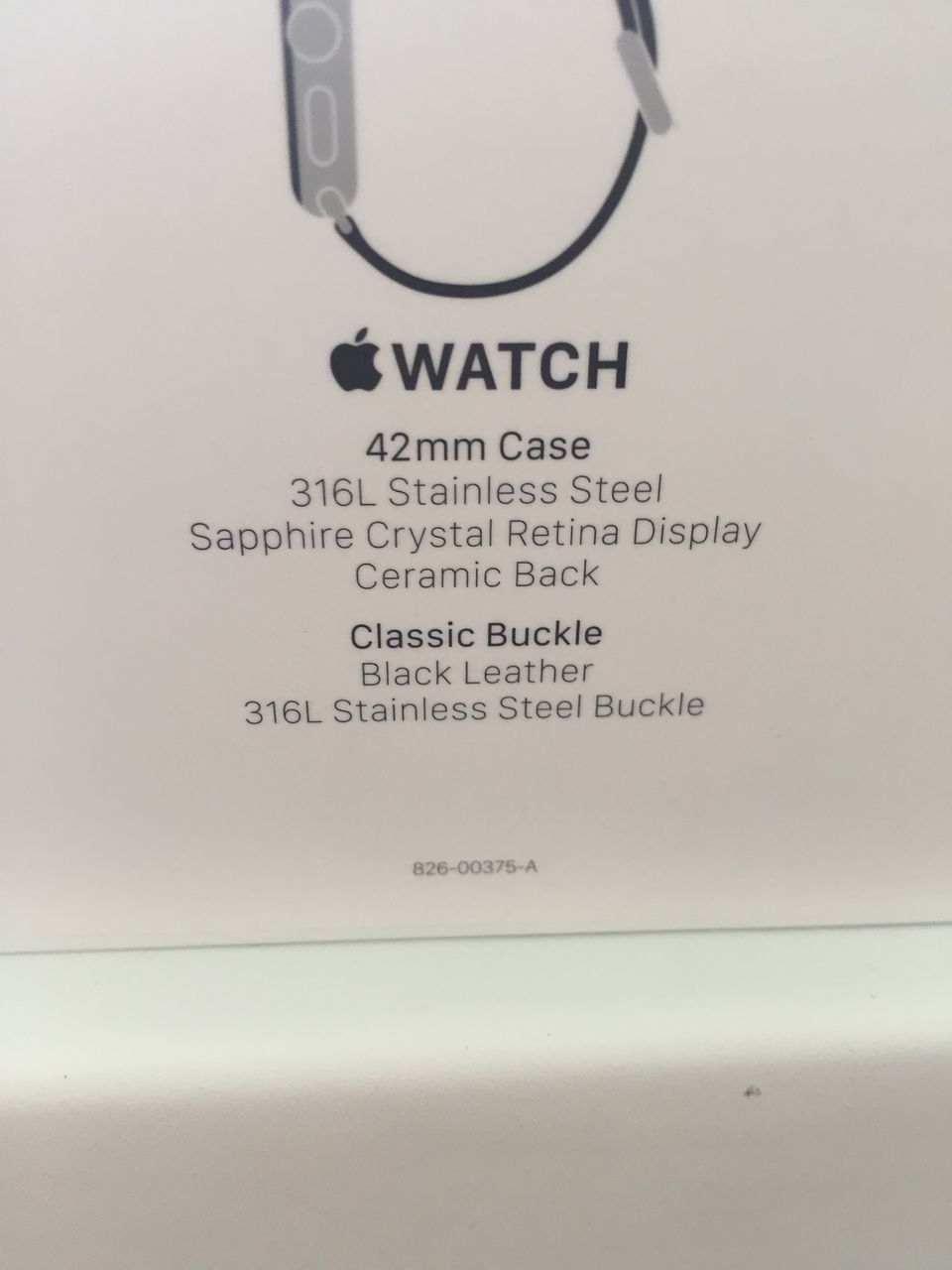 Apple watch, 42mm Case, Stainless steel