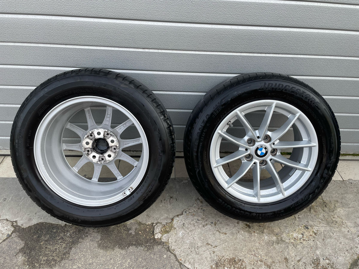 4 Jante+4 anvelope 205/60 R16Jante originale BMW G20/g30Anvelope Bridgestone foto 1