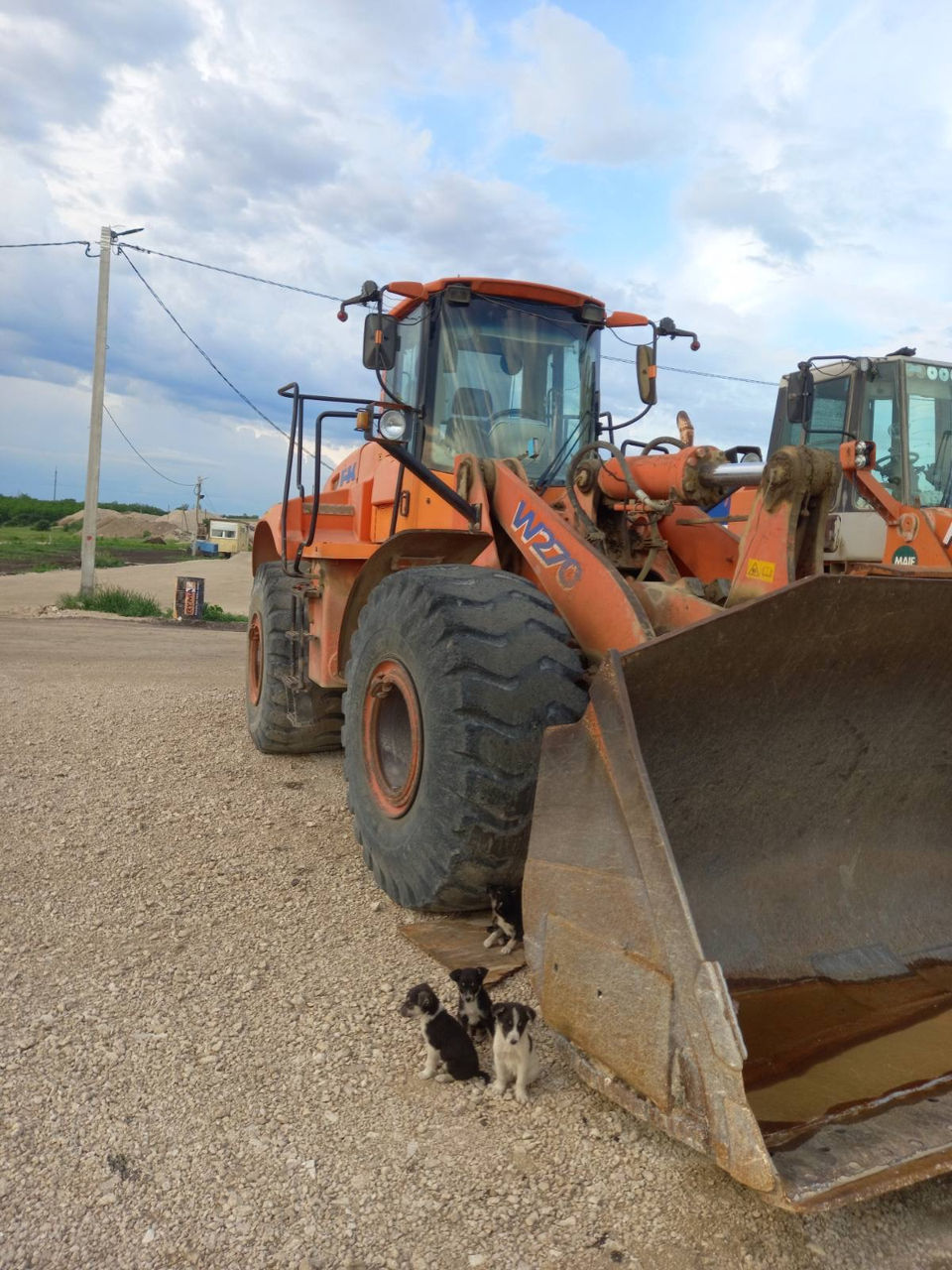 Încărcător frontal Fiat Hitachi . Погрузчик foto 1