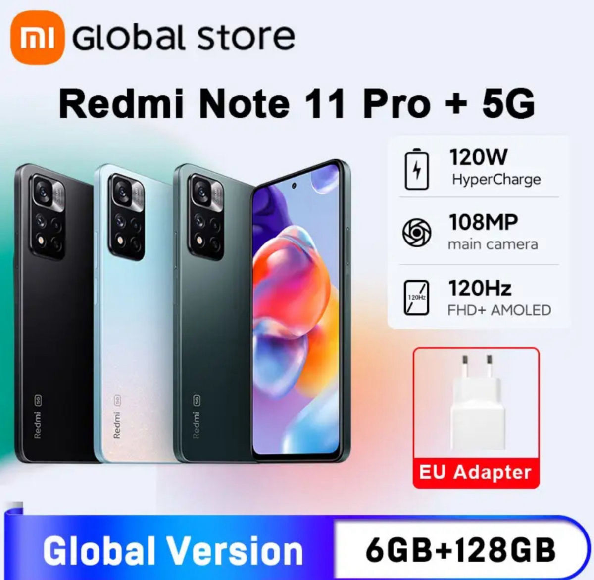 Redmi Note 11 Pro+5G запечатанный ! foto 1