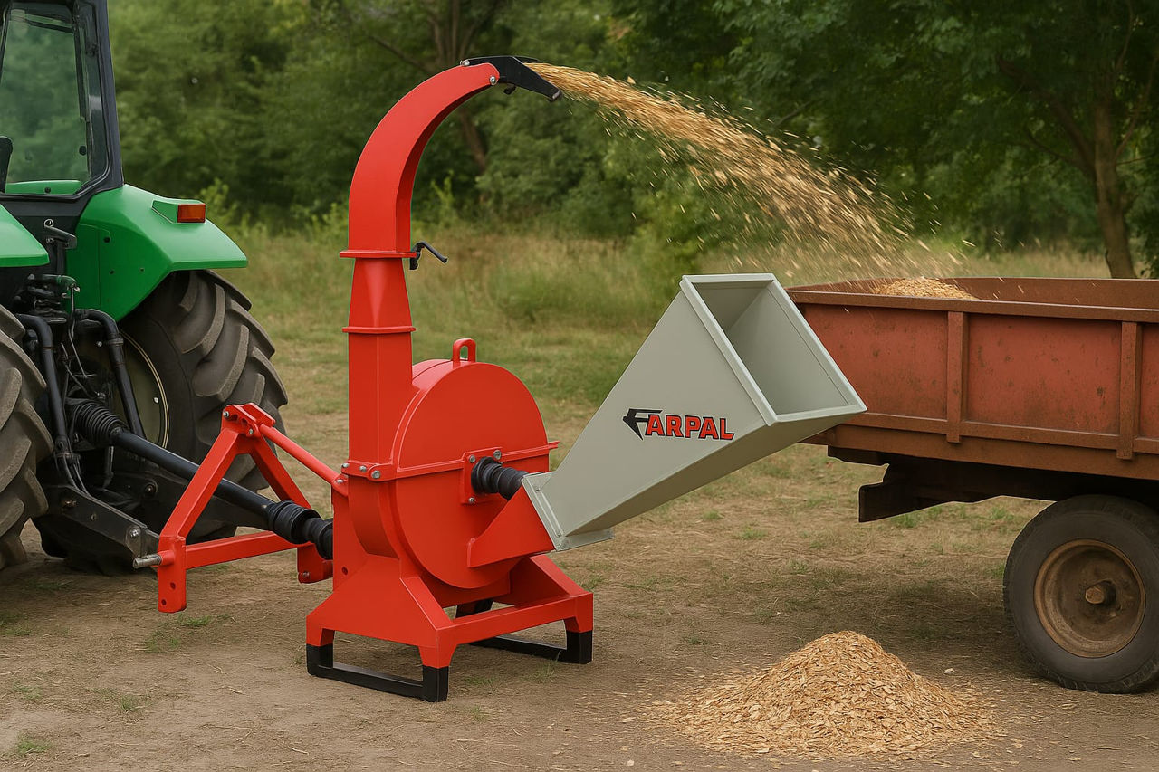 Freza de așchii Arpal MK-120 TR – Bestia crengilor!  6 m³/oră! foto 0