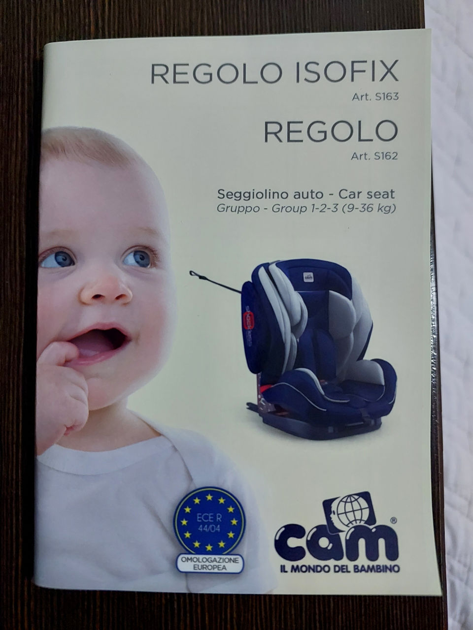 Автокресло cam regolo