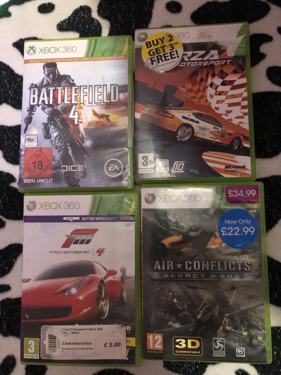 4 игры на Xbox360