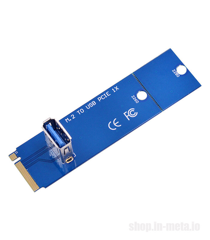 M2 to USB 3.0, Card Adapter, NGFF, for Riser - Для райзера фото 4
