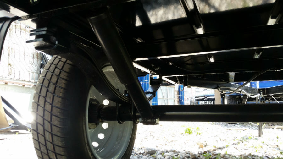 Remorca auto basculanta - самосвал  dimensiuni: 2150x1300x500 foto 6