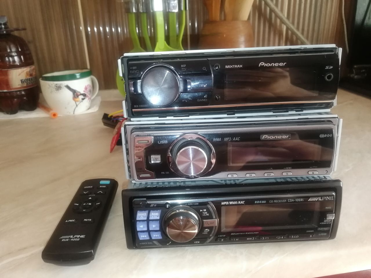Originale Pioneer deh x9600bt / pioneer deh p7900ub alpine cda 105ri