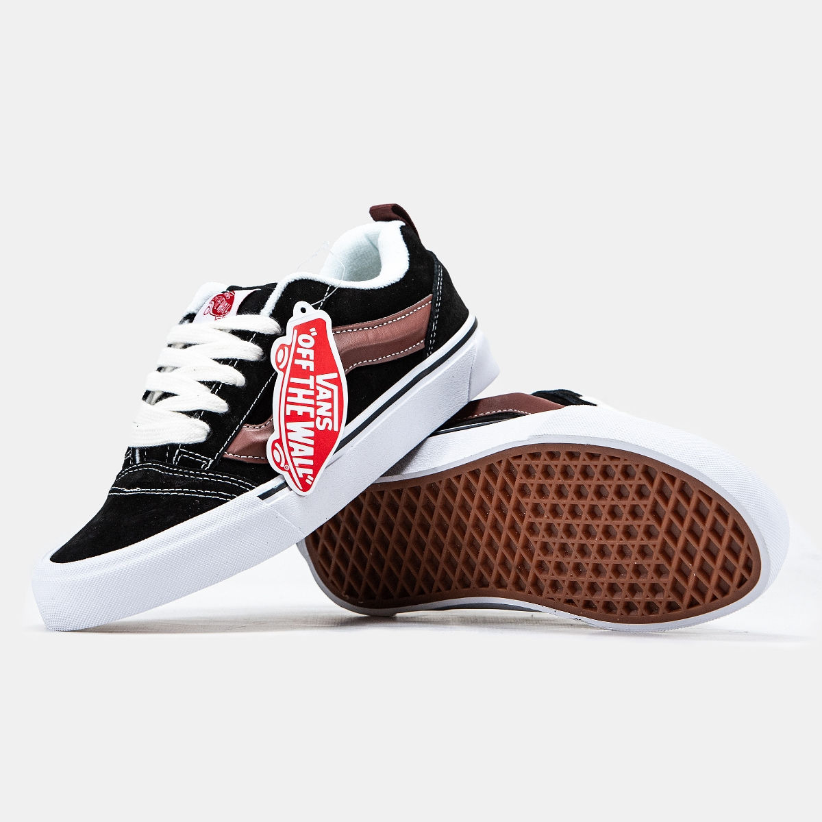 Vans KNU Skool Black/Brown Unisex foto 5