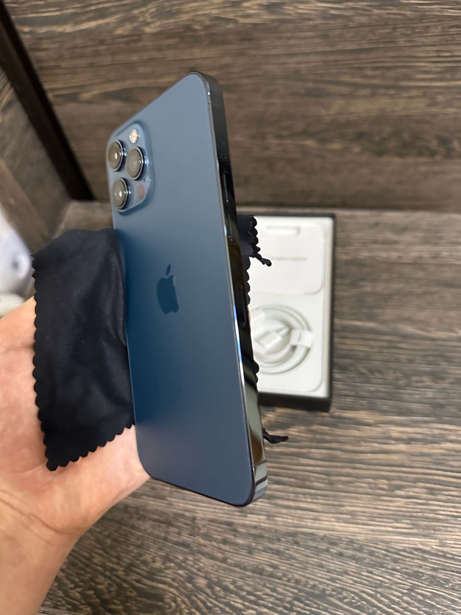 iPhone 12 Pro Max 512 GB, Pacific Blue foto 3