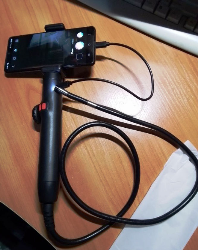 Эндоскоп поворотной камерой на 360* - 6 mm, по кабелю Type C и Apple фото 3