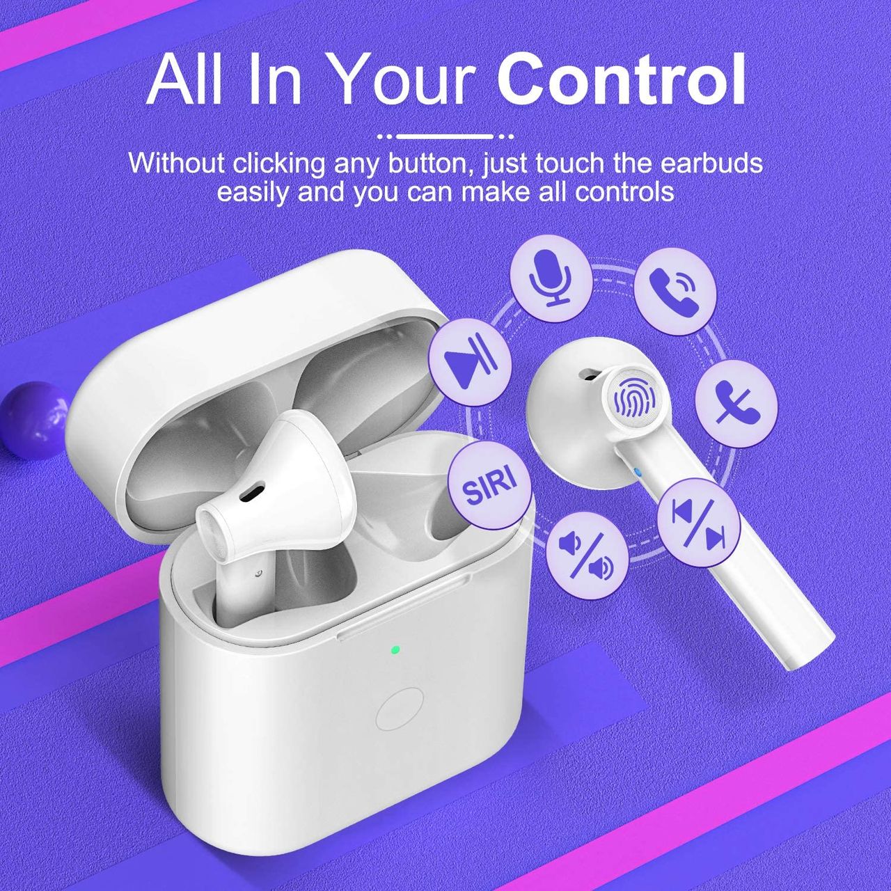 Earbuds Casti Wireless Bluetooth беспроводные наушники foto 1