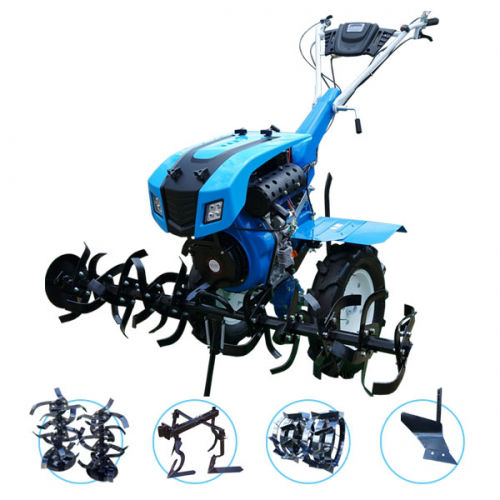 Motocultor 10 c.p. minsk electro emi135de, diesel+starter + set , livrare gratuita!garantie,rate 0% foto 0