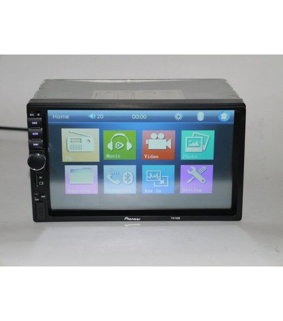Автомагнитола 2din pioneer 7018 frame + little mp5. кредит! foto 0