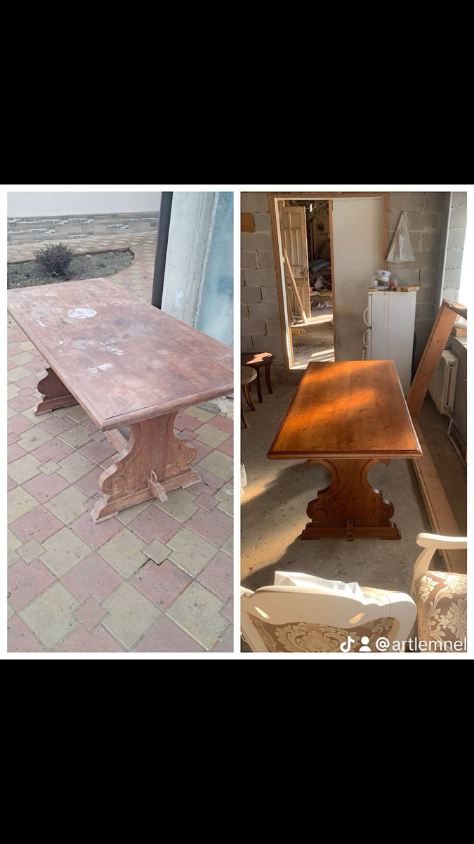 Restaurare uși,scaune orice tip de mobilier din lemn foto 8