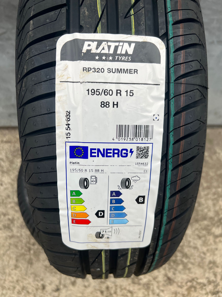 195/60 R15 Platin RP320/ Доставка, livrare toata Moldova фото 1
