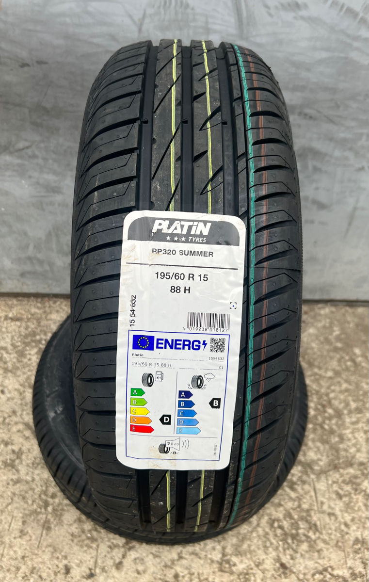 195/60 R15 Platin RP320/ Доставка, livrare toata Moldova фото 0
