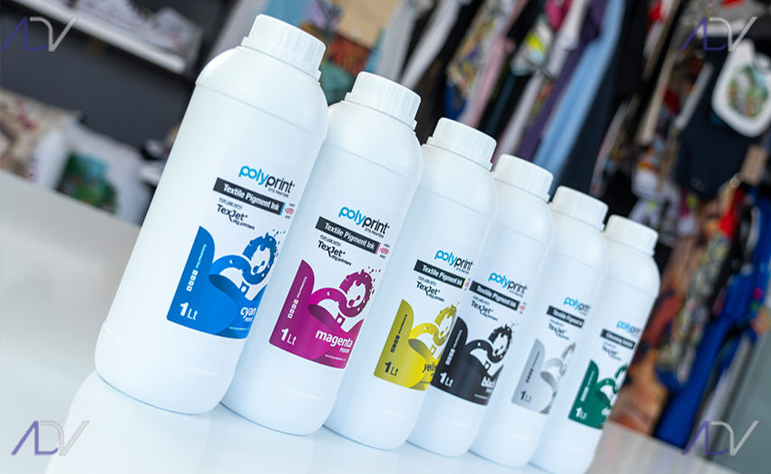 Чернила Dupont для прямой печати по ткани для DTG принтера Polyprint cerneală foto 0