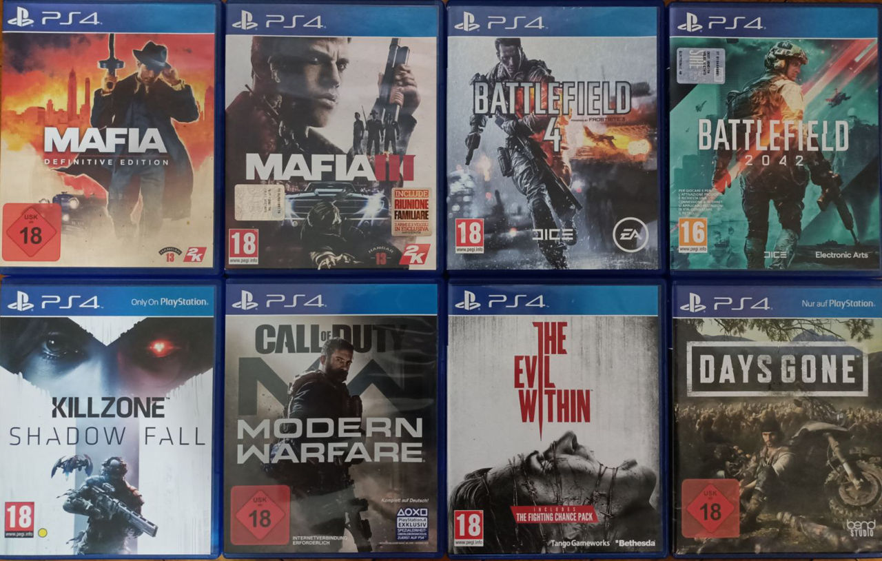 Discuri Playstation 4, Ps4, Jocuri Ps, диски пс4, игры для консоли 