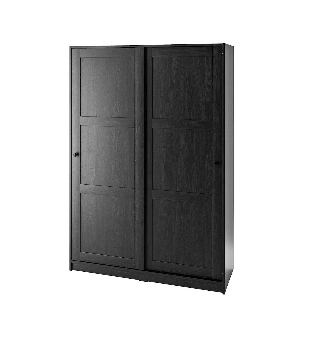 Dulap Cupe Ikea Rakkestad 117x55х176 Negru-Maro foto 0