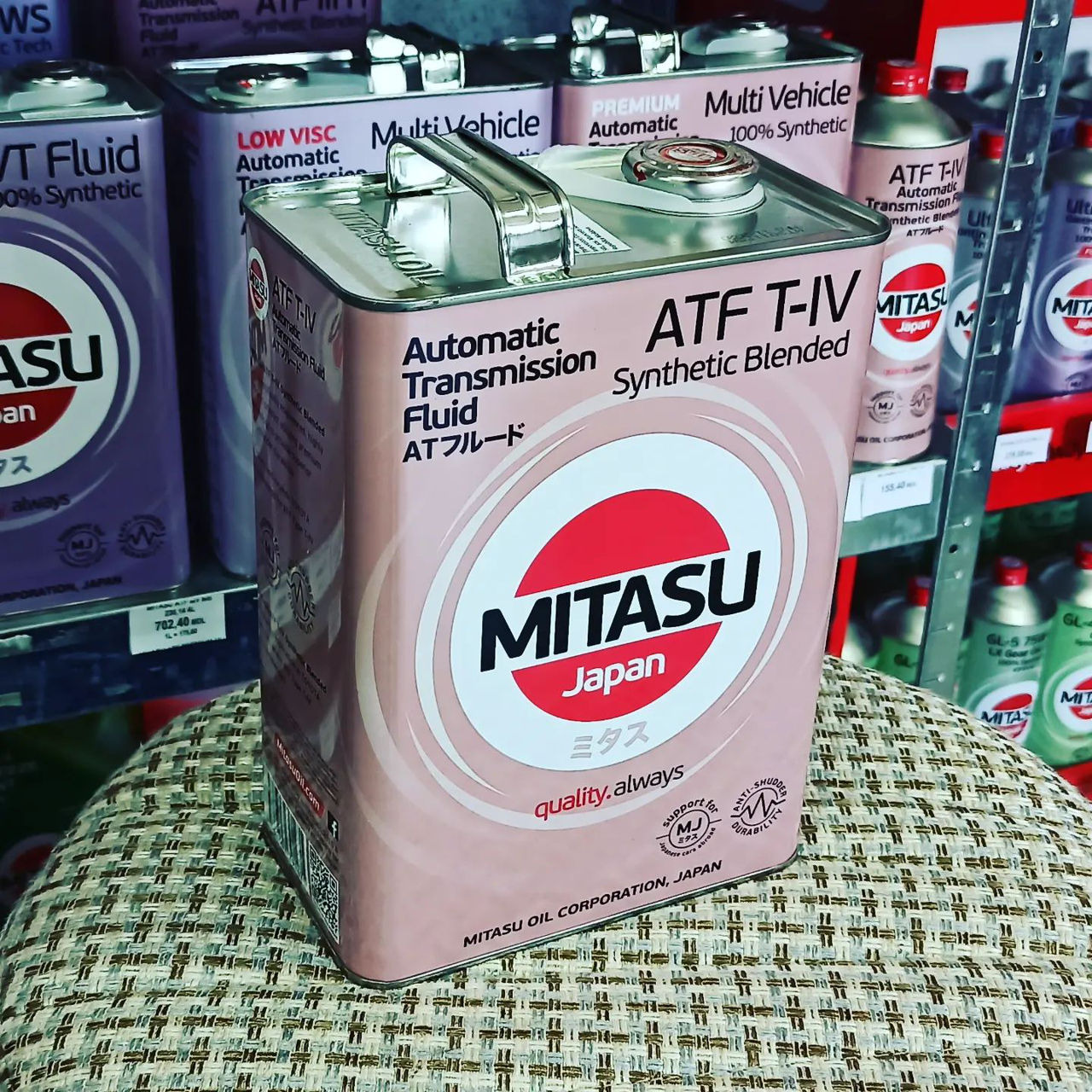 Масло mitasu atf t-iv 4l foto 0
