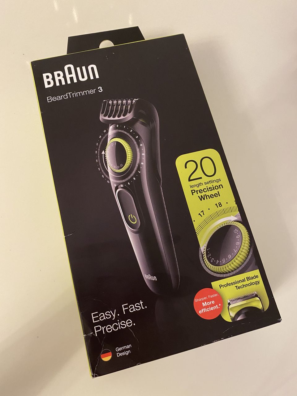 Триммер для бороды и стрижки оригинал braun beard trimmer 3