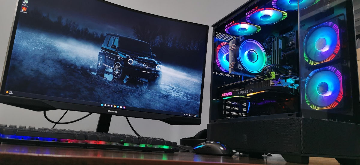 Gaming PC! i7 8700k rtx 2070 Msi GamingX 32Gb Ram foto 3