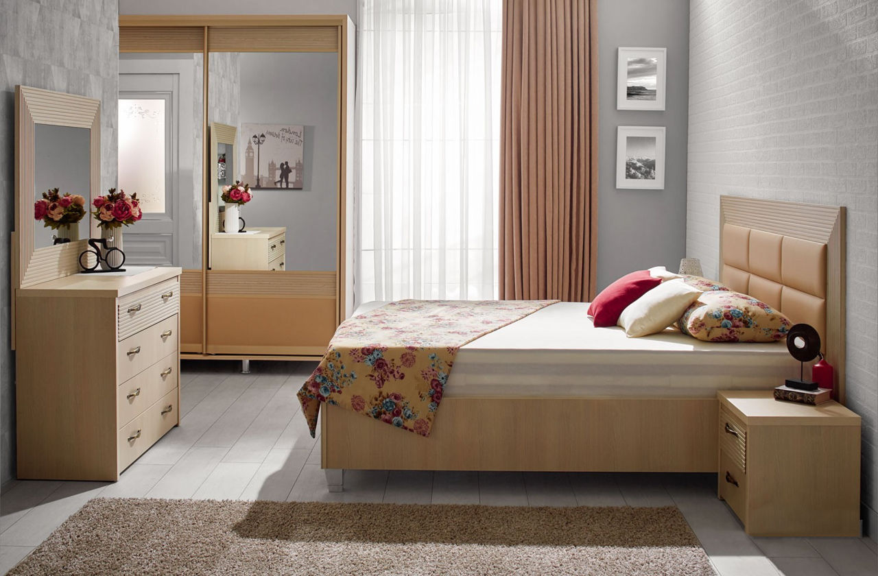 Set mobilă în dormitor Ambianta Clasic (5în1) foto 0