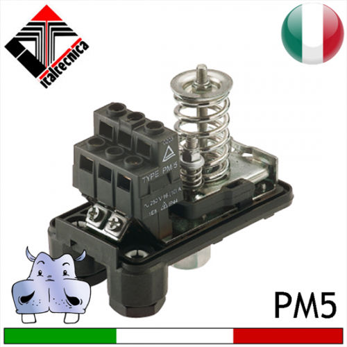 Presostat PM 5 (1-5bar), Реле давления PM 5 (1-5) (Italtecnica), original, calitate. foto 3